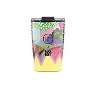Cool Bottles - Termo Café, Vaso Térmico de Acero Inoxidable, Taza de Café - Bebidas Frías 10 horas y Calientes 5 horas - Tapa Hermética, Libre de BPA - Mediterranean, 330 ml