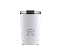 Cool Bottles - Tumbler - Vaso Térmico de Acero Inoxidable - 330 ml - Mono White - Taza de Café - Altura 14 cm - Bebidas Frías 10 horas y Calientes 5 horas - Tapa Hermética - Libre de BPA