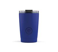 Cool Bottles - Tumbler - Vaso Térmico de Acero Inoxidable - 330 ml - Vivid Blue - Taza de Café - Altura 14 cm - Bebidas Frías 10 horas y Calientes 5 horas - Tapa Hermética - Libre de BPA