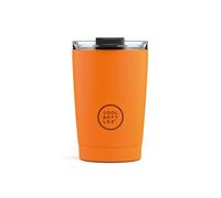 Cool Bottles - Tumbler - Vaso Térmico de Acero Inoxidable - 330 ml - Vivid Orange - Taza de Café - Altura 14 cm - Bebidas Frías 10 horas y Calientes 5 horas - Tapa Hermética - Libre de BPA