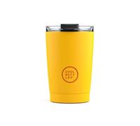 Cool Bottles - Tumbler - Vaso Térmico de Acero Inoxidable - 330 ml - Vivid Yellow - Taza de Café - Altura 14 cm - Bebidas Frías 10 horas y Calientes 5 horas - Tapa Hermética - Libre de BPA