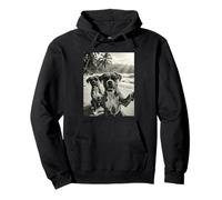Cool Boxer Divertido Perro Selfie Playa Gafas De Sol Perros Sudadera con Capucha
