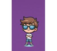 Cool Boy's Notebook for a Casual Day: Size at 5.5x8.5 inches 100 Pages