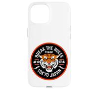 Cool Break The Rules Wild Tiger Tokyo Japan Graphic Design Carcasa para iPhone 15