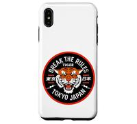 Cool Break The Rules Wild Tiger Tokyo Japan Graphic Design Carcasa para iPhone XS MAX