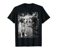 Cool Brittany Dogs Fumando Cigarrillo Street Art Design Camiseta