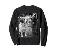 Cool Brittany Dogs Fumando Cigarrillo Street Art Design Sudadera