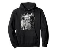 Cool Brittany Dogs Fumando Cigarrillo Street Art Design Sudadera con Capucha