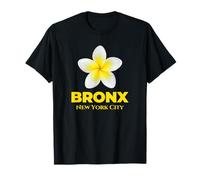 Cool Bronx New York City Tropical Yellow Flower Frangipani Camiseta