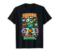 Cool Bruh It's My 67 33 Días De Escuela Dabbing Niños Niños Camiseta