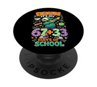 Cool Bruh It's My 67 33 Días De Escuela Dabbing Niños Niños PopSockets PopGrip Adhesivo