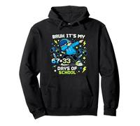 Cool Bruh It's My 67 33 Días De Escuela Dabbing Niños Niños Sudadera con Capucha