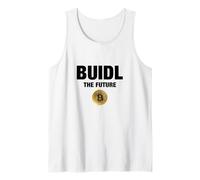 Cool Build Bitcoin Cryptocurrency, Bitcoin Buidl the Future Camiseta sin Mangas