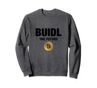Cool Build Bitcoin Cryptocurrency, Bitcoin Buidl the Future Sudadera