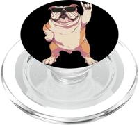 Cool Bulldog Rock Hand Sign Gafas de Sol Rebel Graphic Inglés PopSockets PopGrip para MagSafe