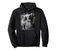 Cool Bullmastiff Perros Fumando Cigarrillo Escena Calle Sudadera con Capucha