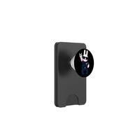 Cool Bunny Police Rabbit Rock On Animal Graphic Officer PopSockets PopWallet para MagSafe