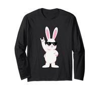 Cool Bunny Rock On Funny Rabbit - Gafas de Sol Manga Larga