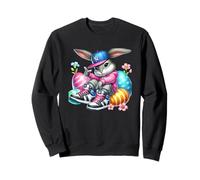 Cool Bunny Rocking NY Gorra de Pascua Vibes Sudadera