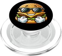 Cool Burger Happy Fast Food Gafas De Sol Verano Grunge PopSockets PopGrip para MagSafe