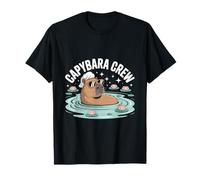 Cool Capybara Crew Hot Spring Vibes - Divertido animal relajado Camiseta