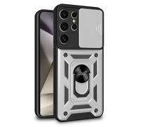 COOL Carcasa Hard Ring Plata para Samsung S928 Galaxy S24 Ultra