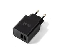Cool Cargador de Red Universal 2xUSB 2.4A Negro