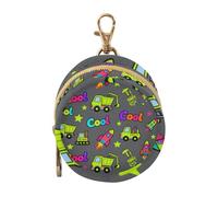 Cool Cars - Soporte portátil para chupete de bebé, color gris arcoíris, bolsa de almacenamiento para objetos pequeños