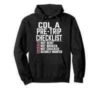 Cool CDL Trucker Art para Hombres Mujeres Camión Conductor CDL Sudadera con Capucha