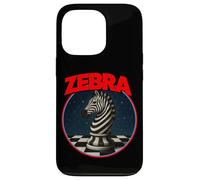 Cool Chess Horse in Zebra Style Illustration Graphic Designs Carcasa para iPhone 13 Pro