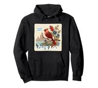 Cool Chicago Bird con Vista a la Ciudad para los Amantes de la Naturaleza Sudadera con Capucha