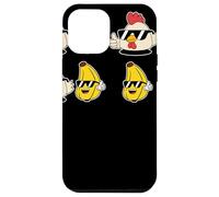 Cool Chicken Banana Cartoon Sunglasses Thumbs Up Humor Carcasa para iPhone 12 Pro MAX