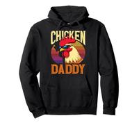 Cool Chicken Daddy Rooster Retro Gafas de Sol Farming Dad Sudadera con Capucha