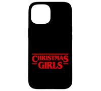 Cool Christmas Girls Illustration Novelty Graphic Designs Carcasa para iPhone 15