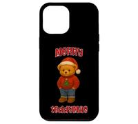 Cool Christmas Teddy Bear Illustration Graphic Designs Carcasa para iPhone 12 Pro MAX