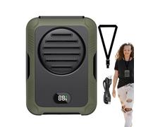 Cool Clip Fan Under Shirt - 3.27x1.65x4.57in ABS Silicone, Waist/Neck Clip, 2000mAh Battery | Portable Rechargeable Personal Cooling Fan for Outdoor Activities, Sports, Work, Travel, Summer Heat Relie