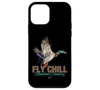 Cool Colorful Mallard Duck Fly Chill Random Country Graphic Carcasa para iPhone 12 mini