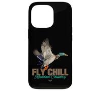 Cool Colorful Mallard Duck Fly Chill Random Country Graphic Carcasa para iPhone 13 Pro