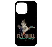Cool Colorful Mallard Duck Fly Chill Random Country Graphic Carcasa para iPhone 14 Pro Max