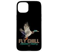 Cool Colorful Mallard Duck Fly Chill Random Country Graphic Carcasa para iPhone 15 Plus