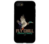 Cool Colorful Mallard Duck Fly Chill Random Country Graphic Carcasa para iPhone SE (2020) / 7 / 8