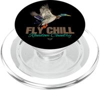 Cool Colorful Mallard Duck Fly Chill Random Country Graphic PopSockets PopGrip para MagSafe
