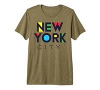 Cool Colorful New York City Illustration Graphic Design Camiseta Premium