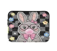 Cool Computer Case - Funda para ordenador (33 cm), diseño de conejo de | Maletín para laptop de 33 cm para universidad, fundas para M