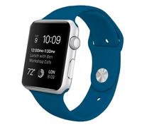 Apple Watch Series 1/2/3/4/5/6/7/SE Correa (42/44 mm) Caucho (Azul) - COOL