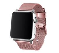 Correa COOL para Apple Watch Series 1 / 2 / 3 / 4 / 5 / 6 / 7 / SE (42 / 44 / 45 mm) Metal Rosa