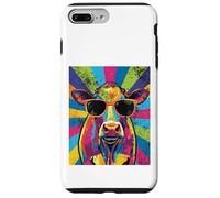 Cool Cow Pop Art For Men Women Dairy Farmer Farming Moo Cows Carcasa para iPhone 7 Plus/8 Plus