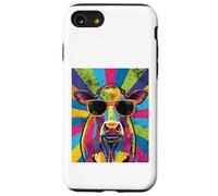 Cool Cow Pop Art For Men Women Dairy Farmer Farming Moo Cows Carcasa para iPhone SE (2020) / 7/8