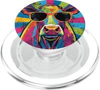 Cool Cow Pop Art For Men Women Dairy Farmer Farming Moo Cows PopSockets PopGrip para MagSafe