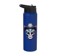 Cool Cowboy Hat Alien Space Dance Disco Western Theme Stainless Steel Insulated Water Bottle